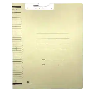 WÄLLER Dehnrückenhefter Doppelheftgarnitur chamois - Vorderseite