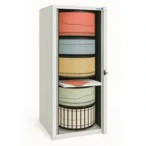 WÄLLER Karussellschrank, 3 Stehordnerscheiben