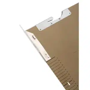 Dehnrückenhefter, dehnbare Rückenbreite von 5 - 20 mm, Heftgarnitur, 300 g Karton, grau, mit Sichtleiste oben